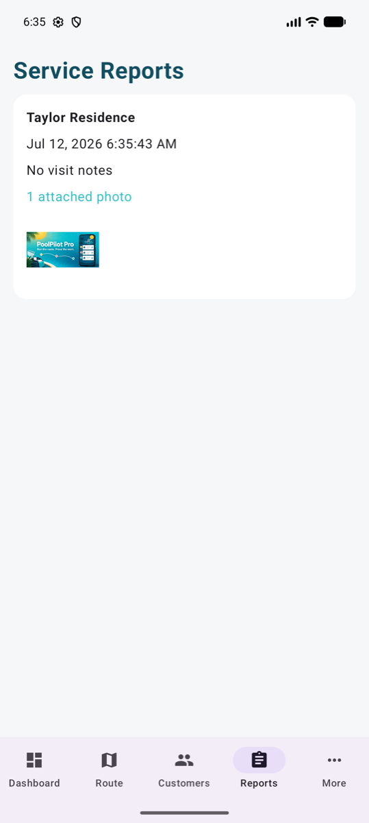 PoolPilot Pro water testing on Android